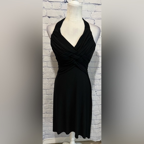 B Darlin Dresses & Skirts - B. Darlin Black Halter Dress Y2K Size 3/4